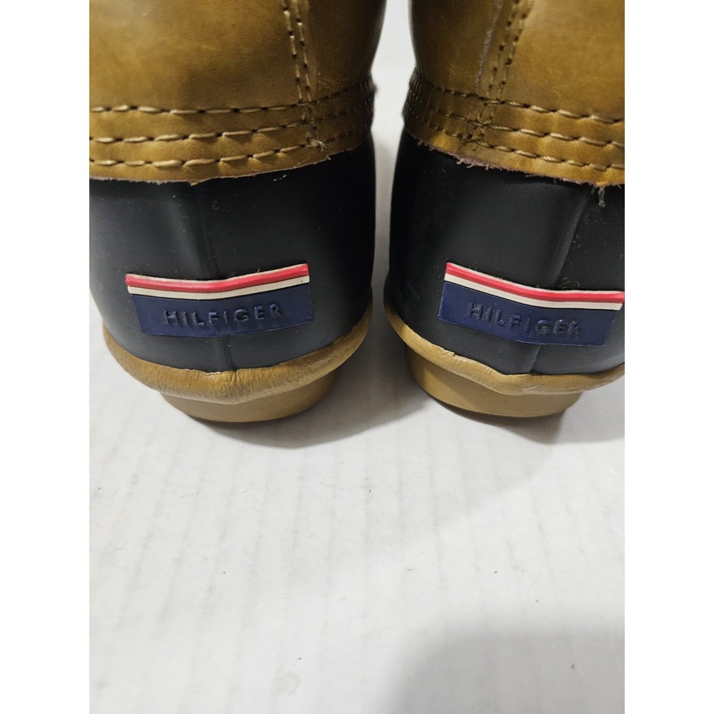 Tommy Hilfiger Russel Duck Rain Boots Neutral Size 6. - Picture 4 of 11